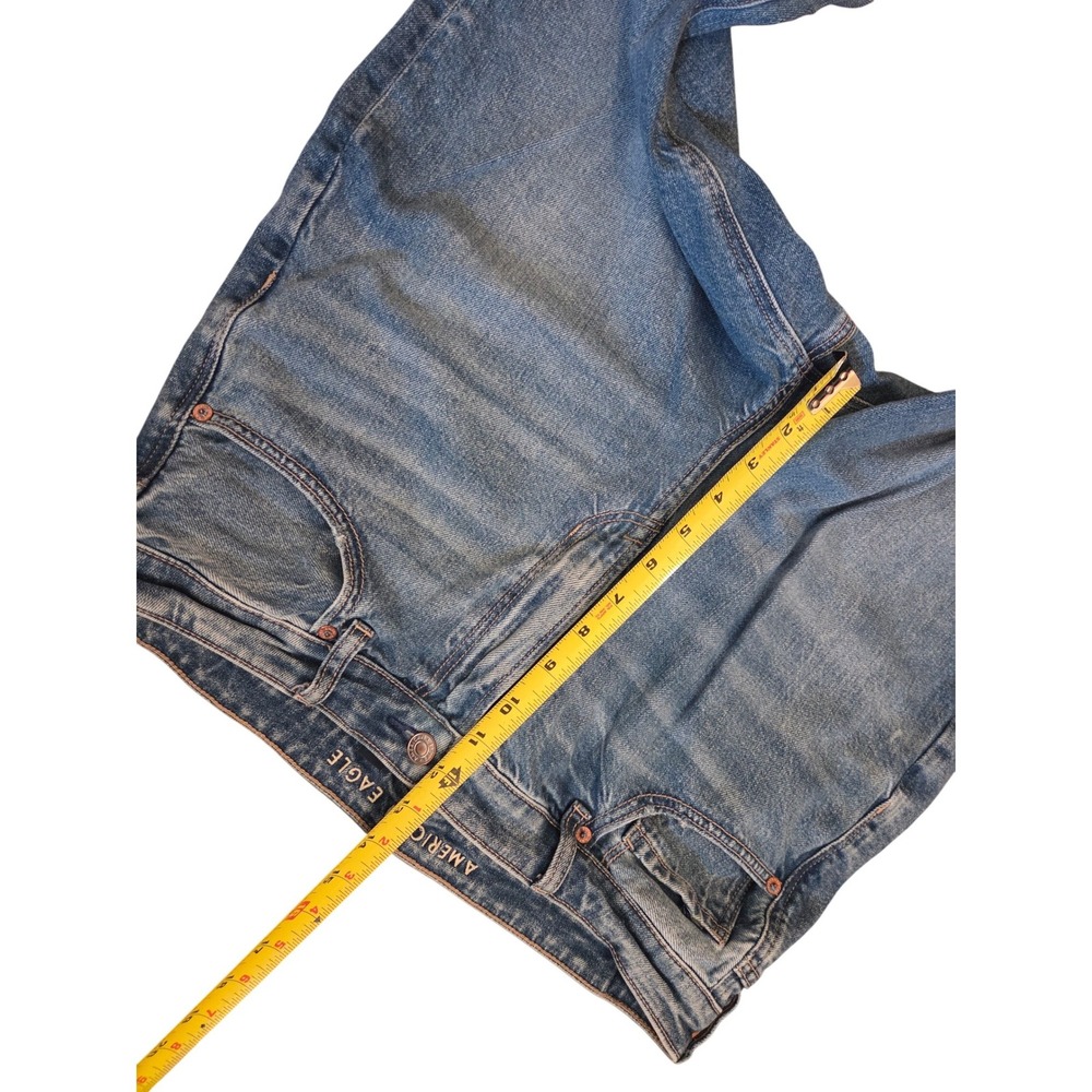 American Eagle Outfitters‎ Women's Jeans Medium Wash Ripped Distressed Size 14 - Picture 5 of 7